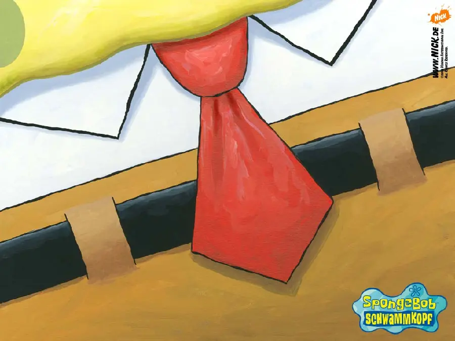 Picture of SpongeBob's tie, Cube Pants