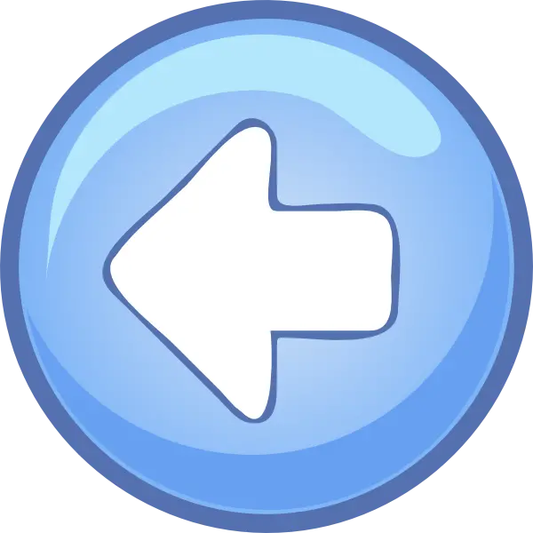Blue and white fancy left arrow inside circle for Autoplay