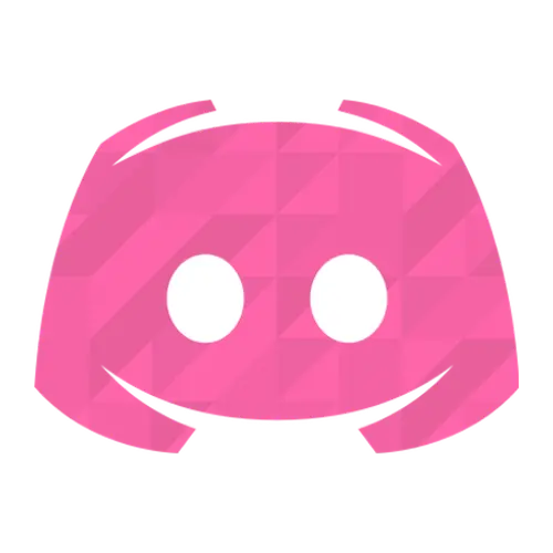Pink girly Telegram robot logo cut out PNG