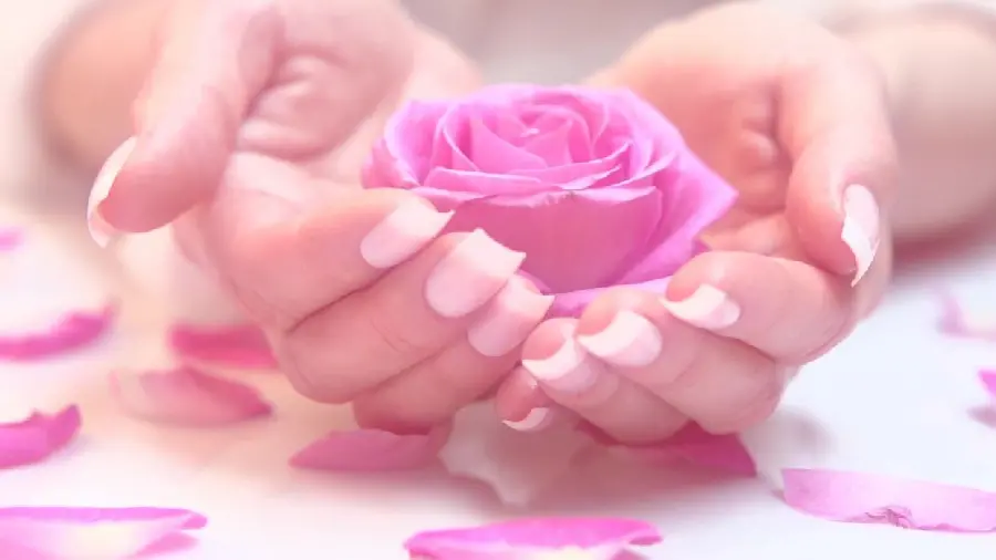 Natural healthy nail image for cosmetics page