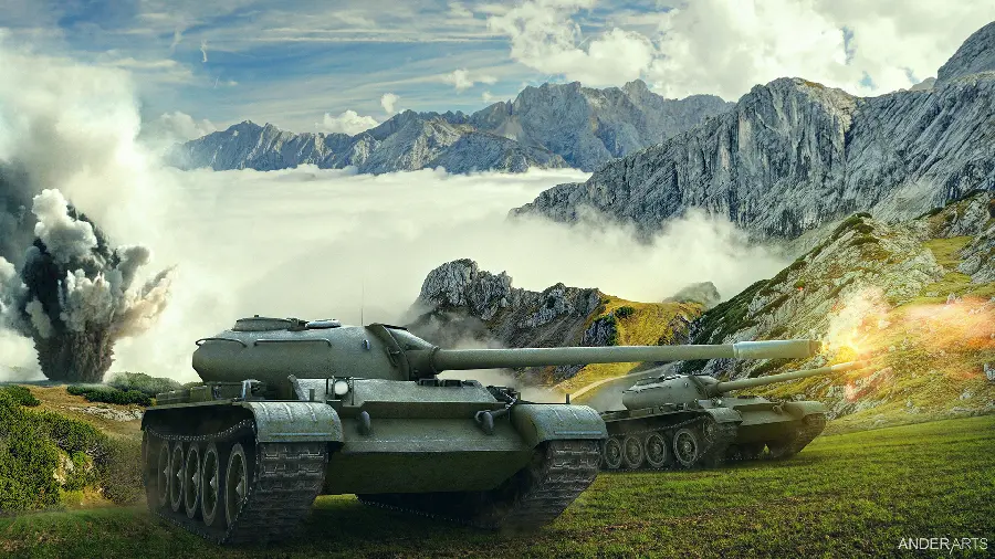 The latest and most advanced photoAmerican-made battle tank
