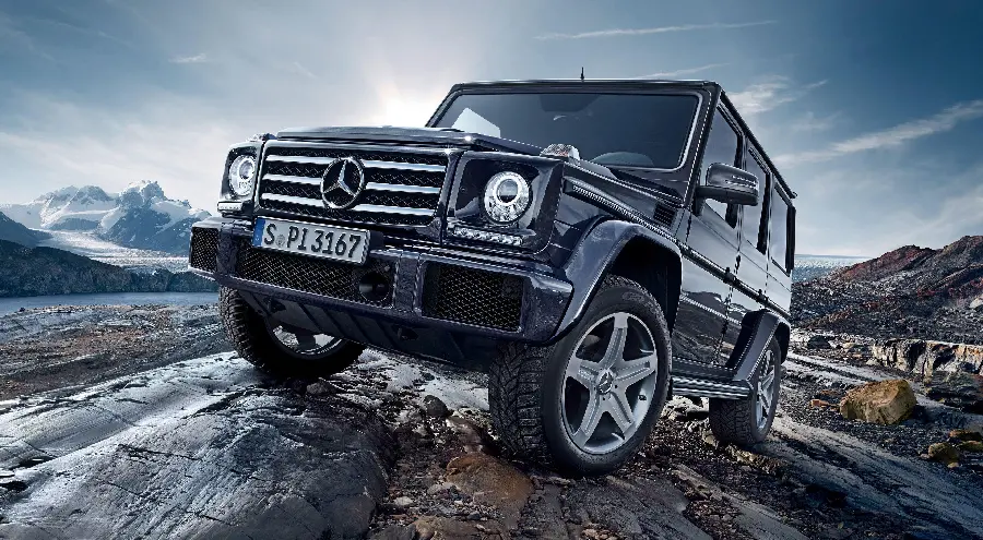Edited photo of the Mercedes-Benz G63