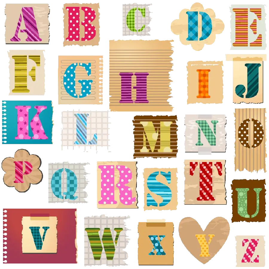 English Letters Photo Girl's Notebook Design