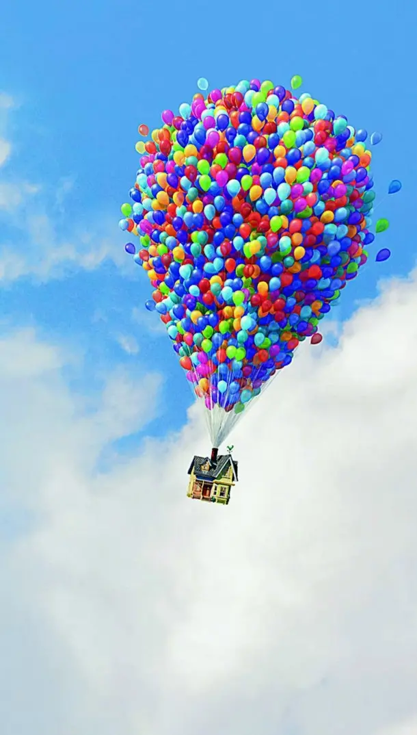 Samsung a13 wallpaper high quality with cartoon balloon design