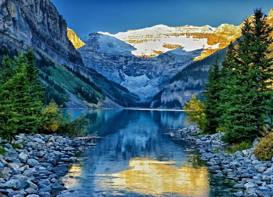 Photo of Lake and Mountains of Vancouver Canada