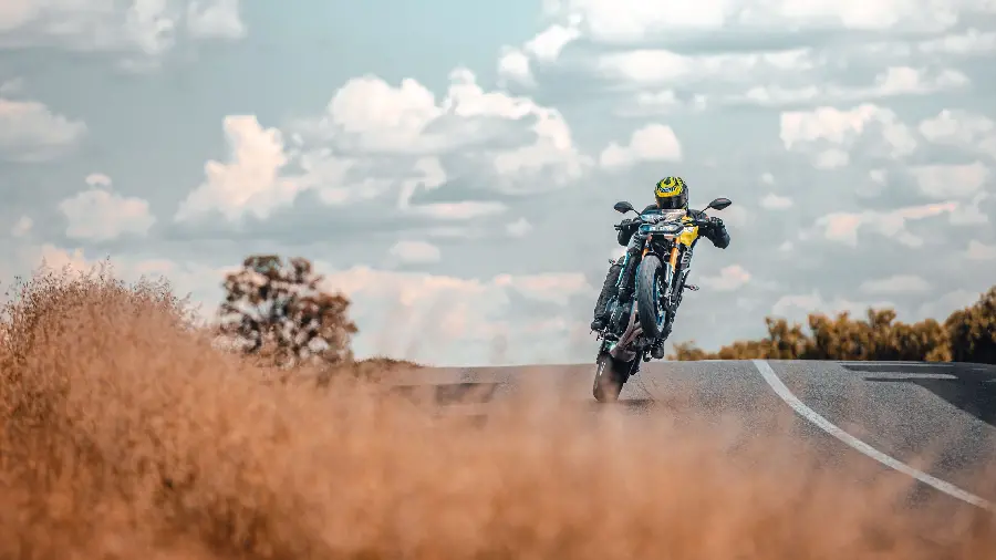 Photo of heavy motorcycle unicycle