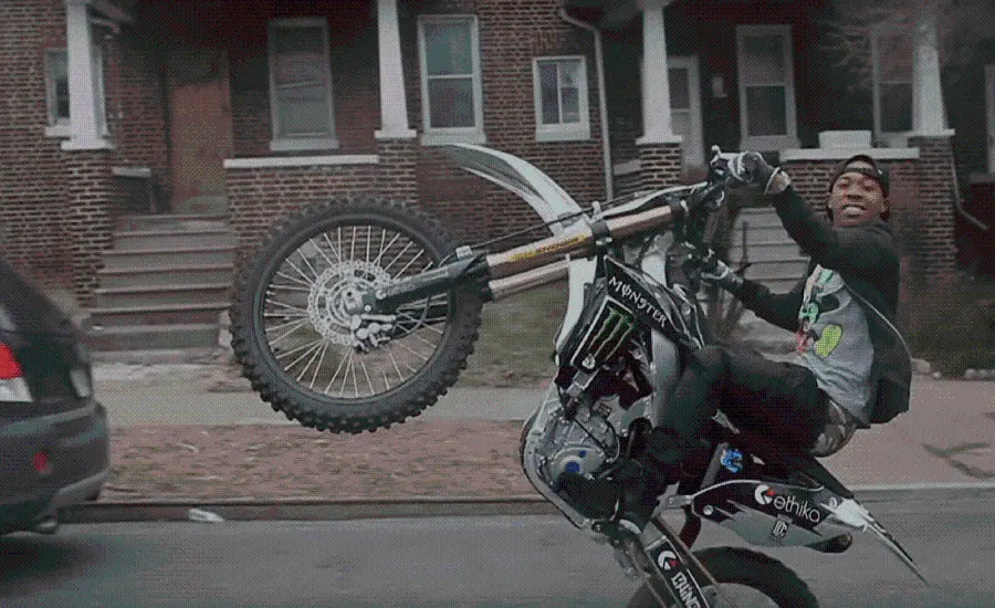 Unicycle motorcycle trail wallpaper