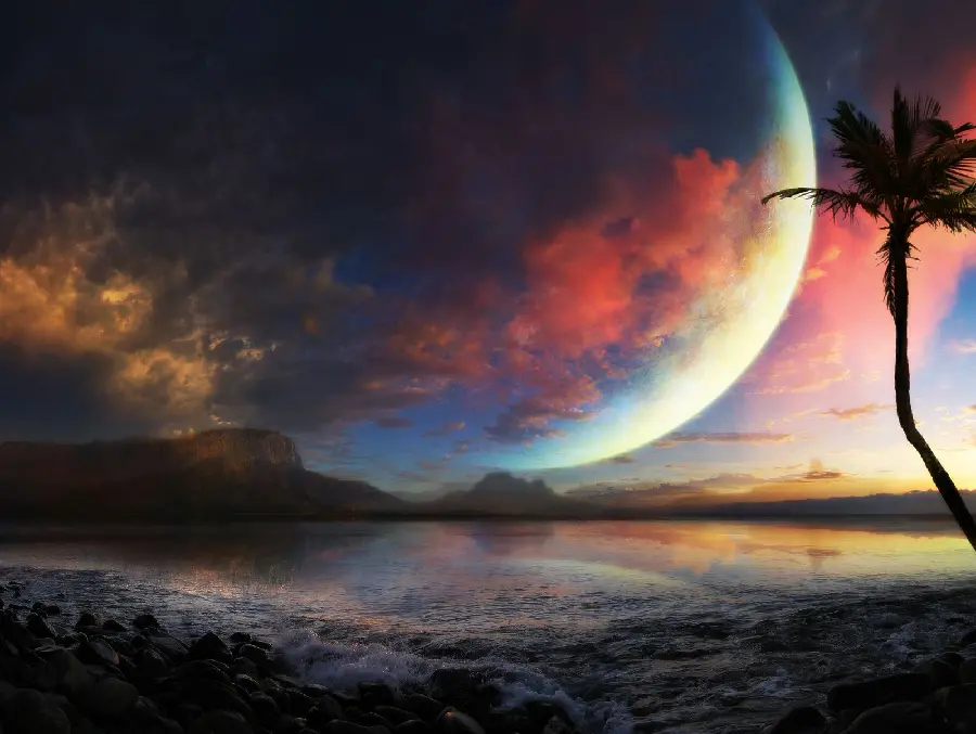 Amazing Fantasy Wallpaper with Night Nature