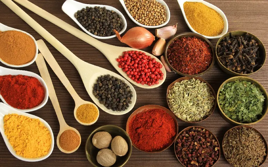 Download colorful picture of food spices in high quality