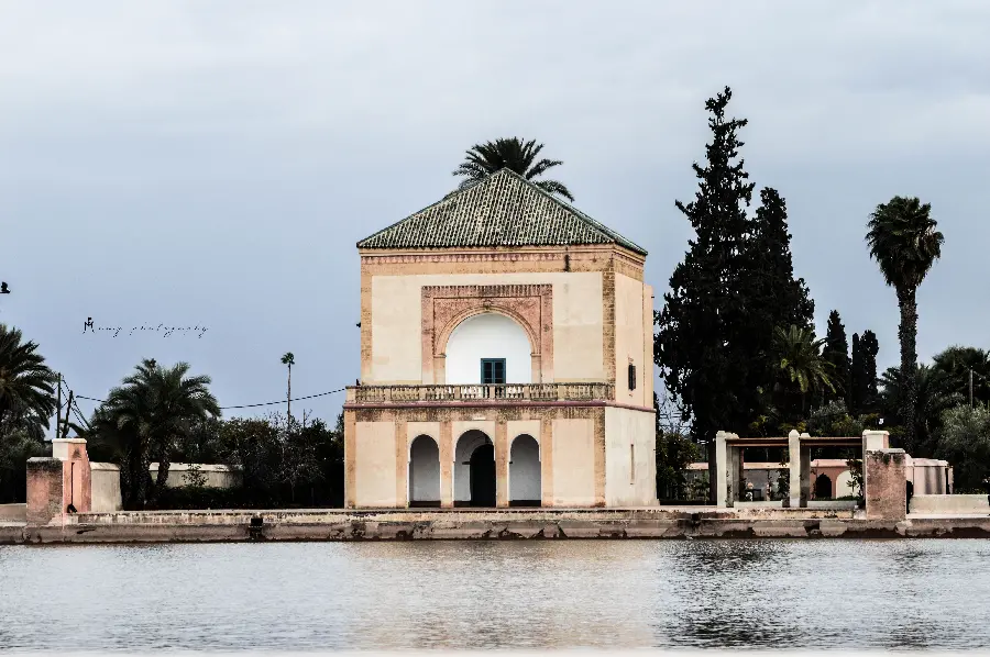 The highest quality image of the garden of the minarets of Morocco for the post