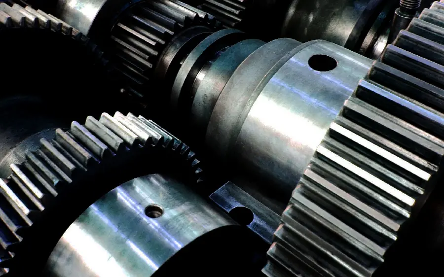 Close-up of Industrial Gears, Suitable for Research