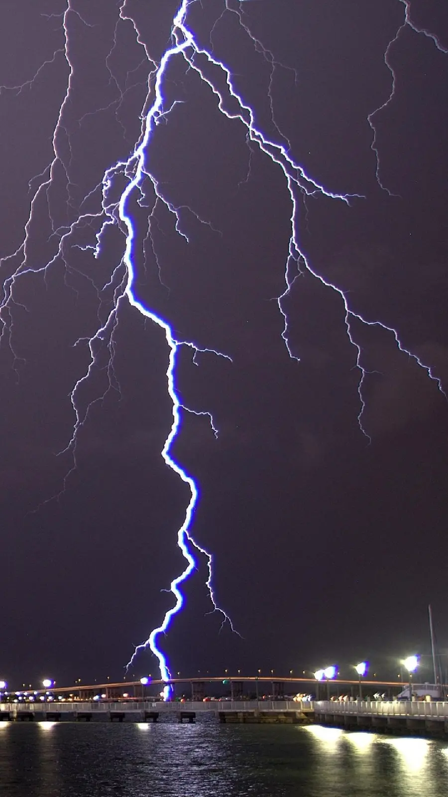 Amazing background of lightning visible from the sky 