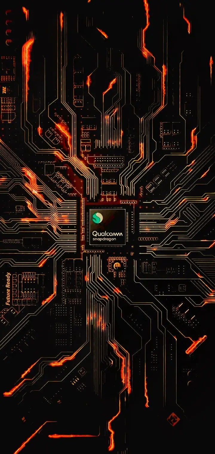 Electronic Chip Special Wallpaper for iPhone 15 Pro