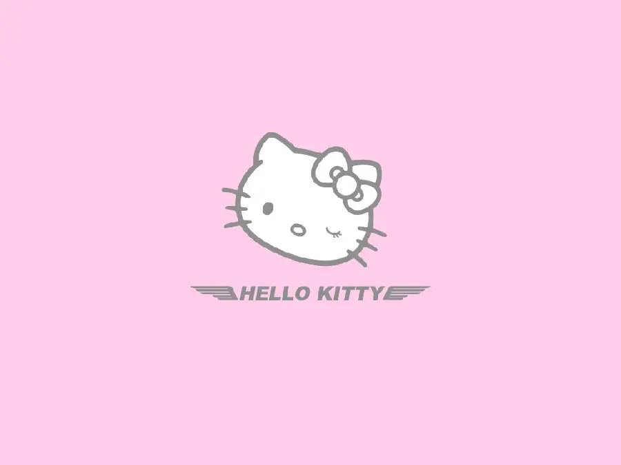 Download Wallpaper pale pink Hello Kitty design