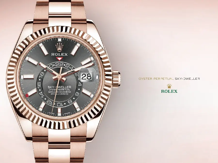 Rolex Sky Dollar White Gold Wallpaper for Windows