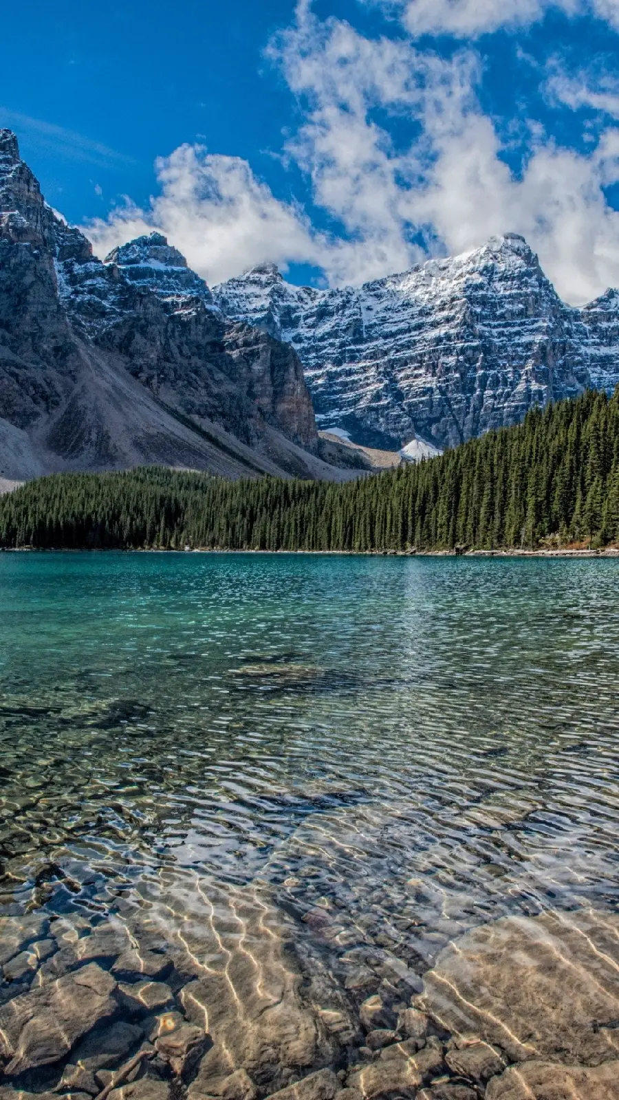 4K Background of Beautiful and Spectacular Lakes in Canada