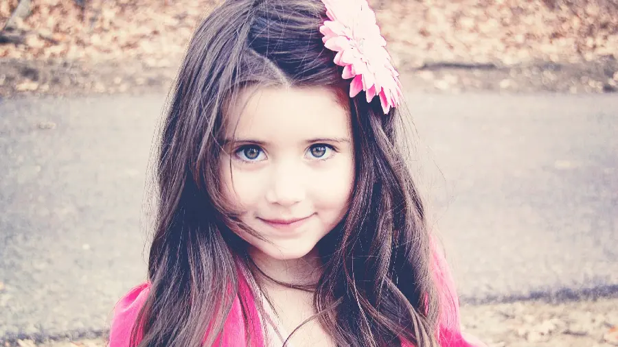 Photo of a cute and lovely little girl for profile
