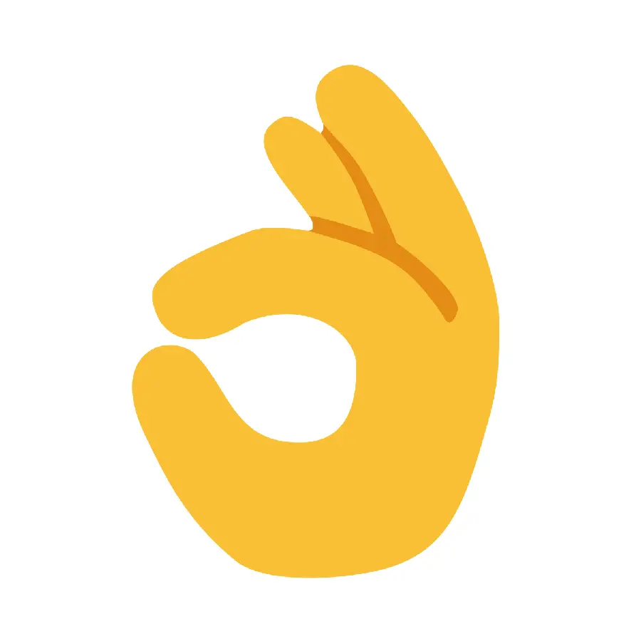 Download ok and perfect emoji image in PNG format