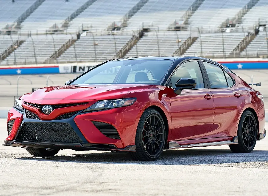 Toyota Camry Car Wallpaper on the Race Track