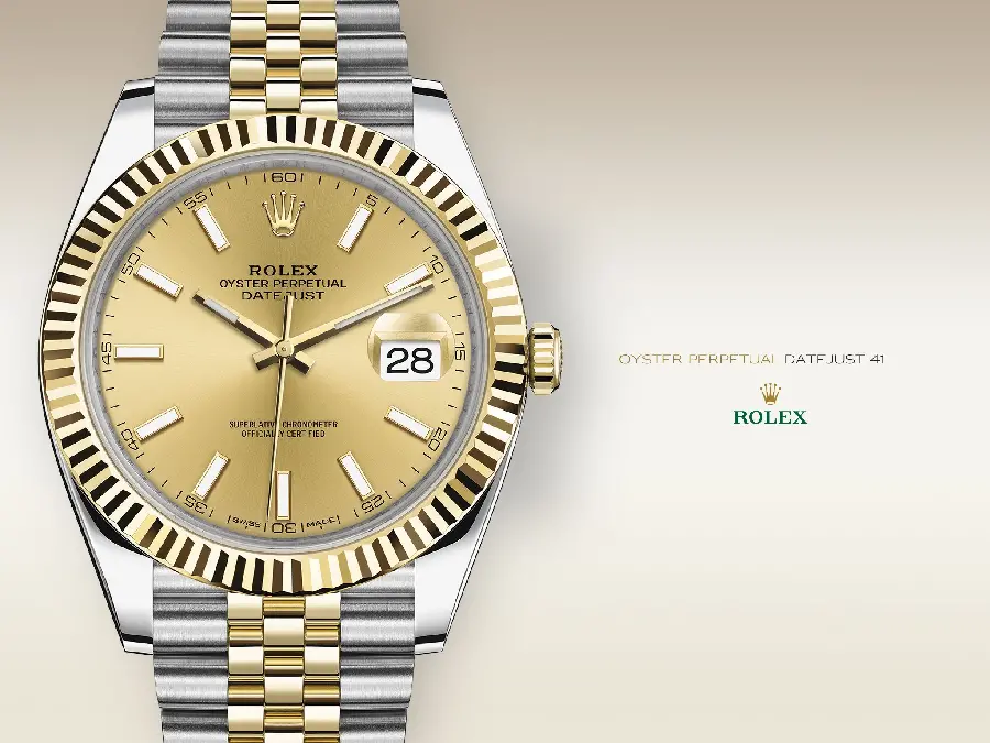 Rolex Datejust 41 poster with day counter for Instagram