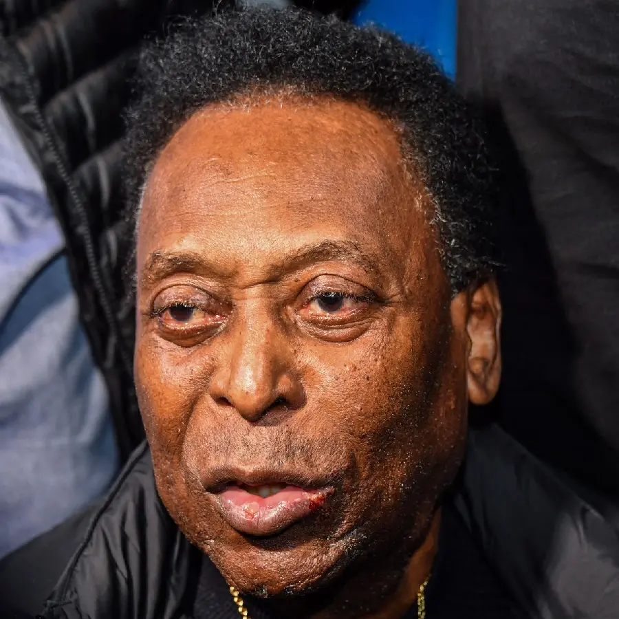 Picture of Pele, the Brazilian player