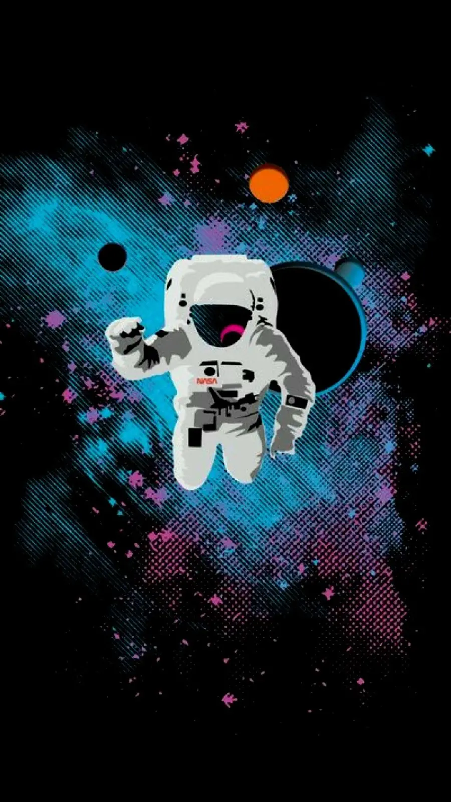 Impressive Digital Painting of Astronaut with Full HD Quality