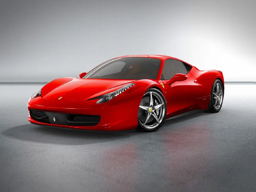 Super cool wallpaper of a red car with beautiful tires