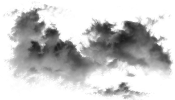 Vector image of black cloud for editing in this shot and Photoshop