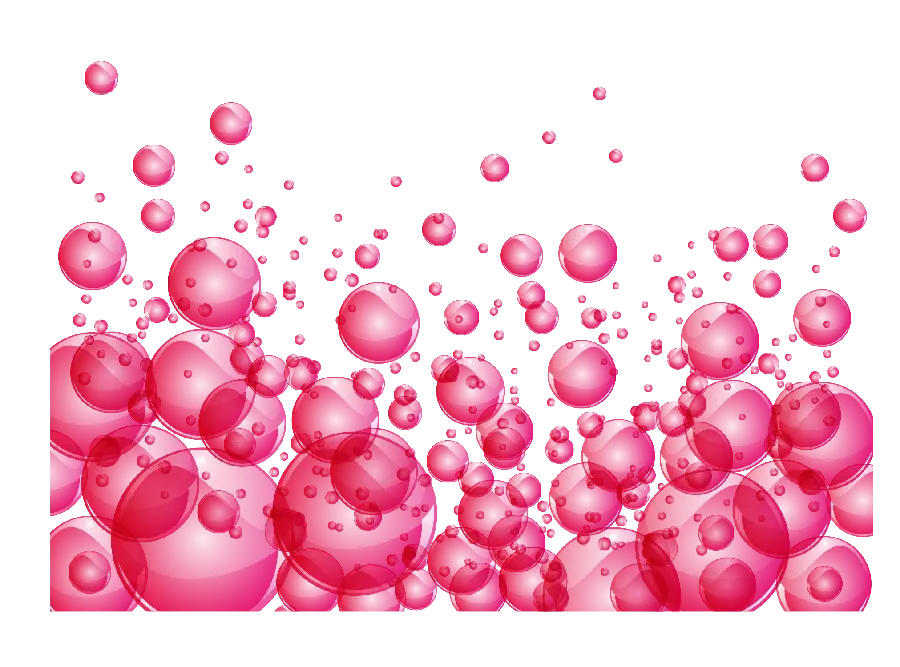 Bold Pink Soap Bubble PNG Image for Photoshop