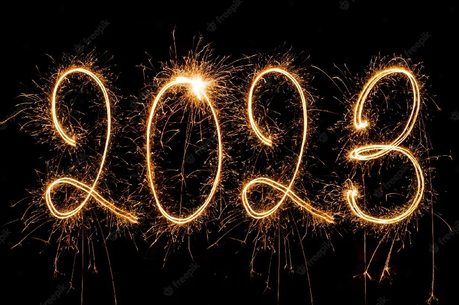 Download 2023 fireworks background photo