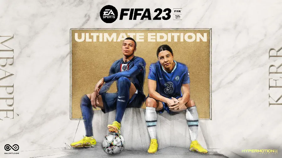 Most Viewed FIFA 23 Cover Featuring Kylian Mbappe and Sam Kerr
