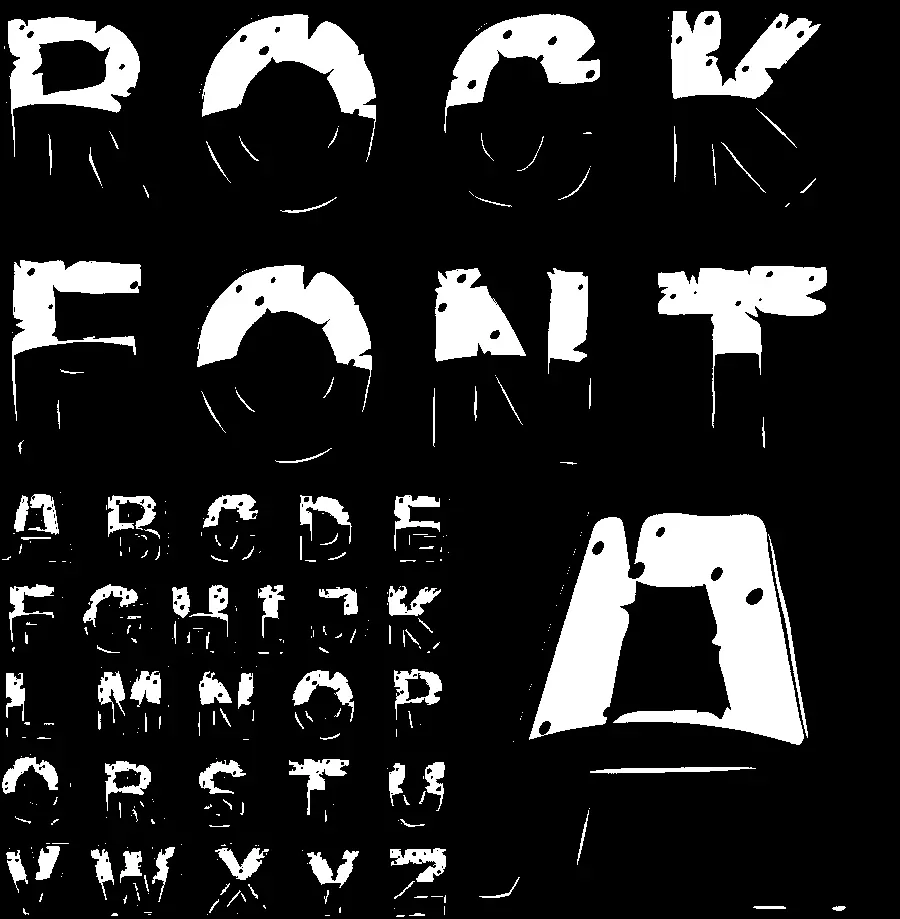 Photo of gray English letters