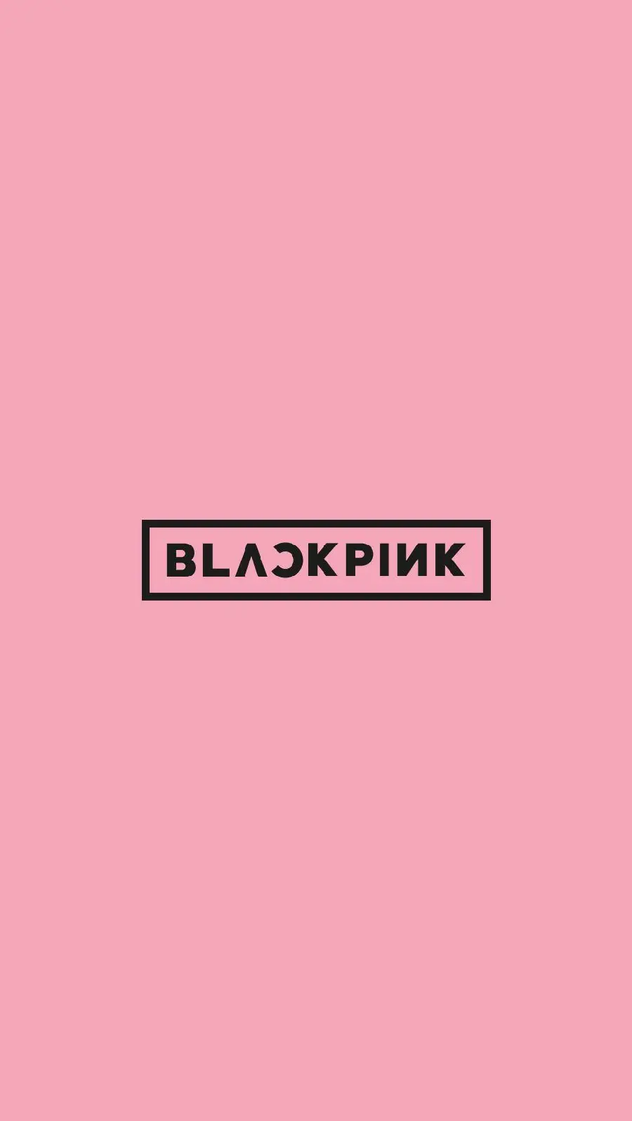Blackpink pink logo wallpaper and background image