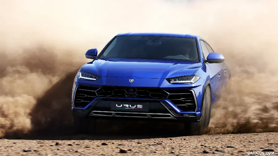 Awesome picture of the Lamborghini Urus inside the race track