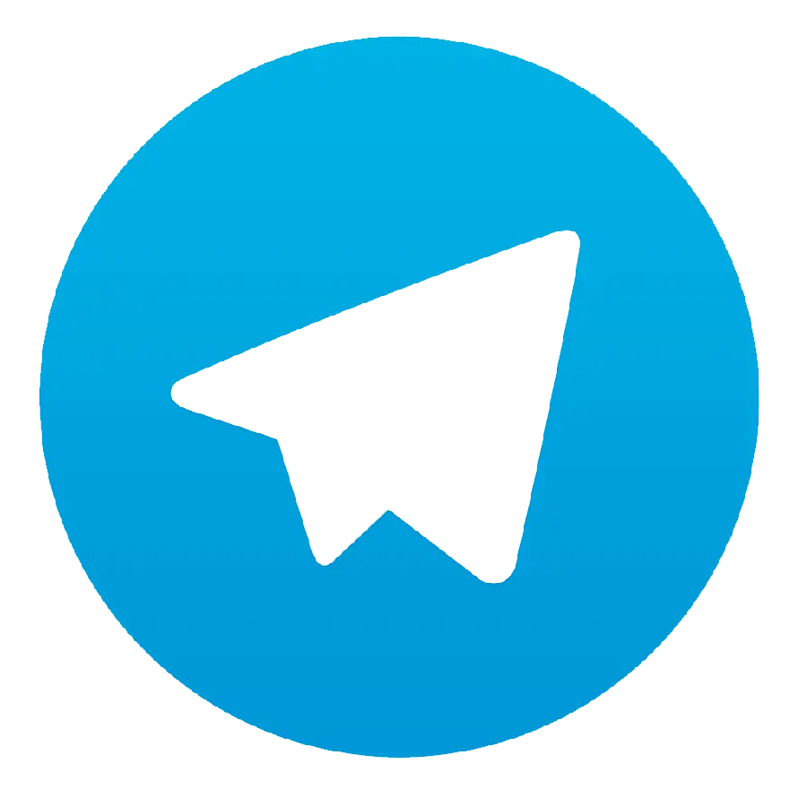 Telegram logo designer for business card without background