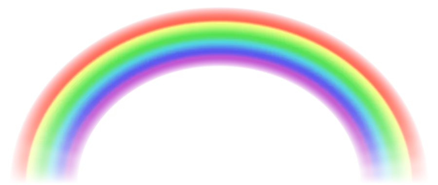 Download PNG Image Without Background of Crescent Rainbow
