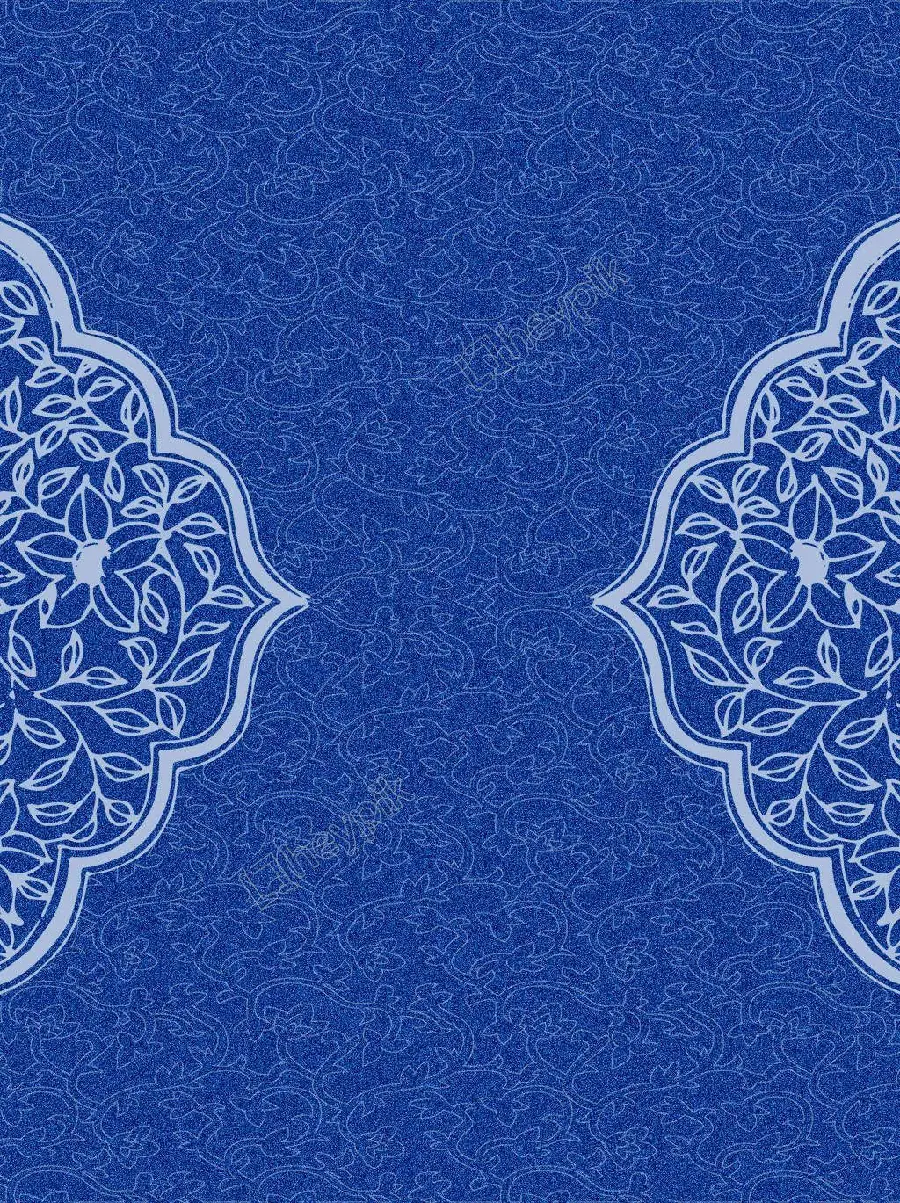 Amazing Traditional Frame in White and Blue Colors Full HD