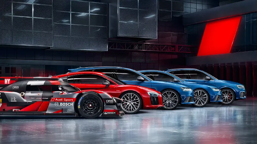 Infinitely beautiful photos of Audi cars