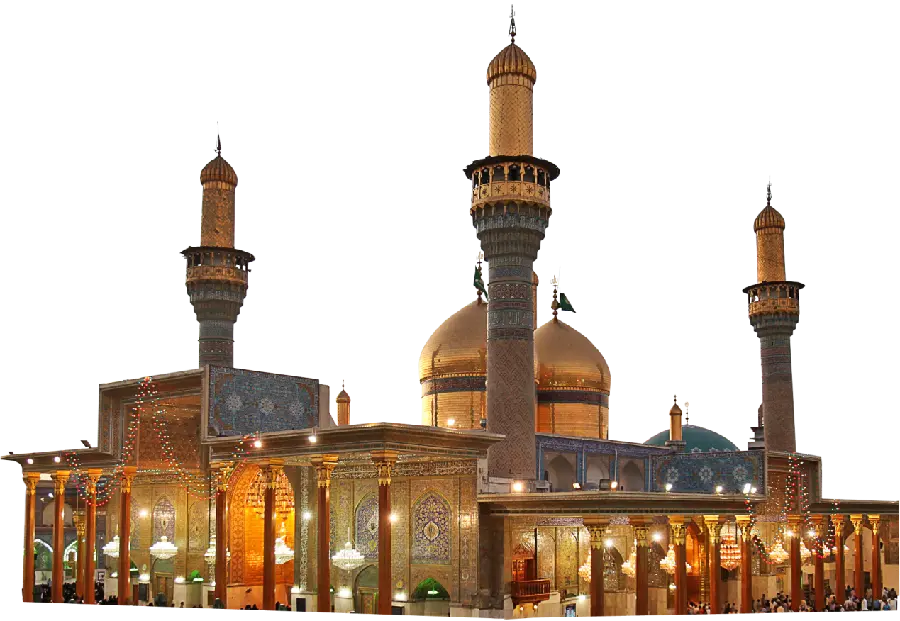 The most dreamy photo without a background of the Kazemien shrine with the formt png