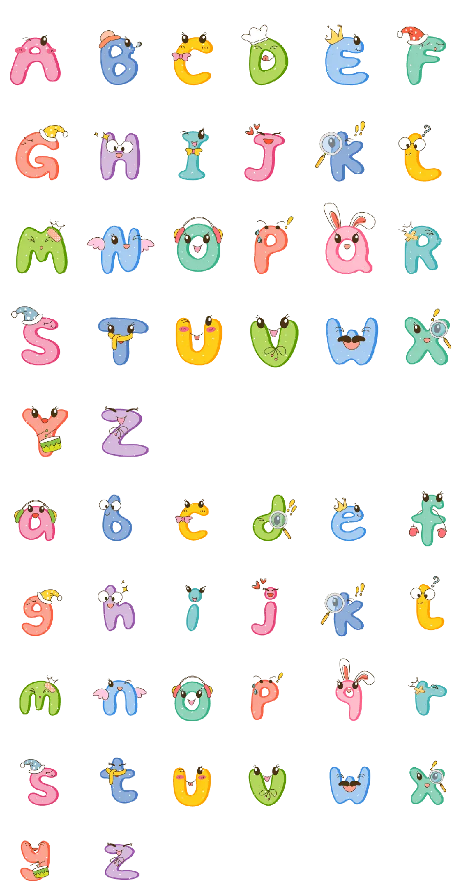 Cute English Alphabet Picture