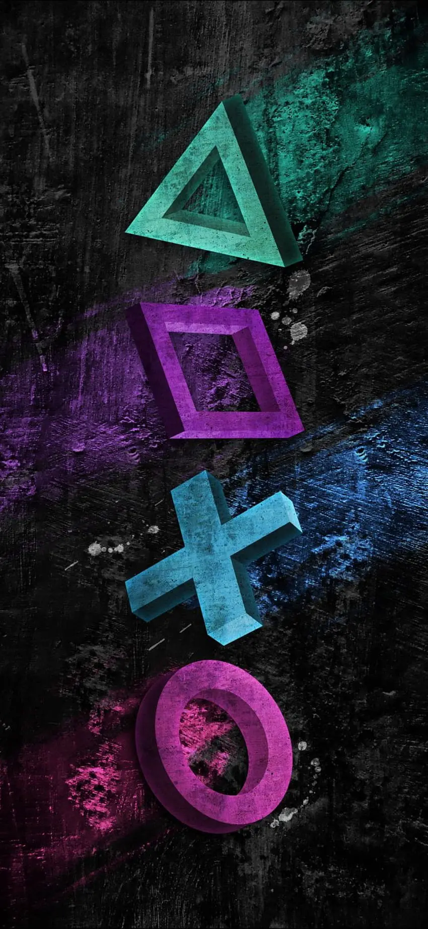 Interesting Background for iPhone 15 Pro with Geometric Symbol Design