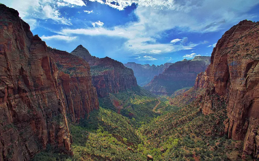High mountains with clear sky in excellent quality