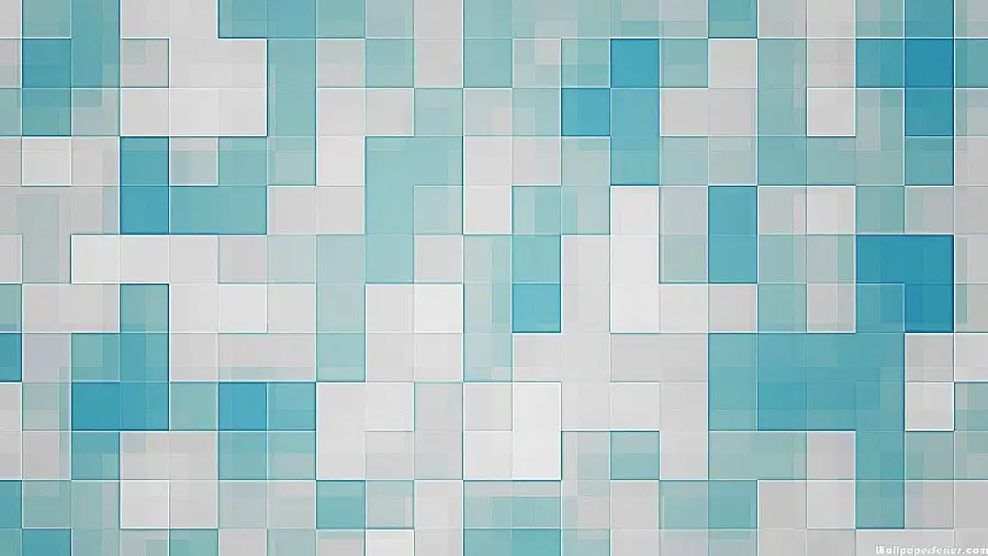 Latest Full HD laptop wallpaper with blue and white geometric design