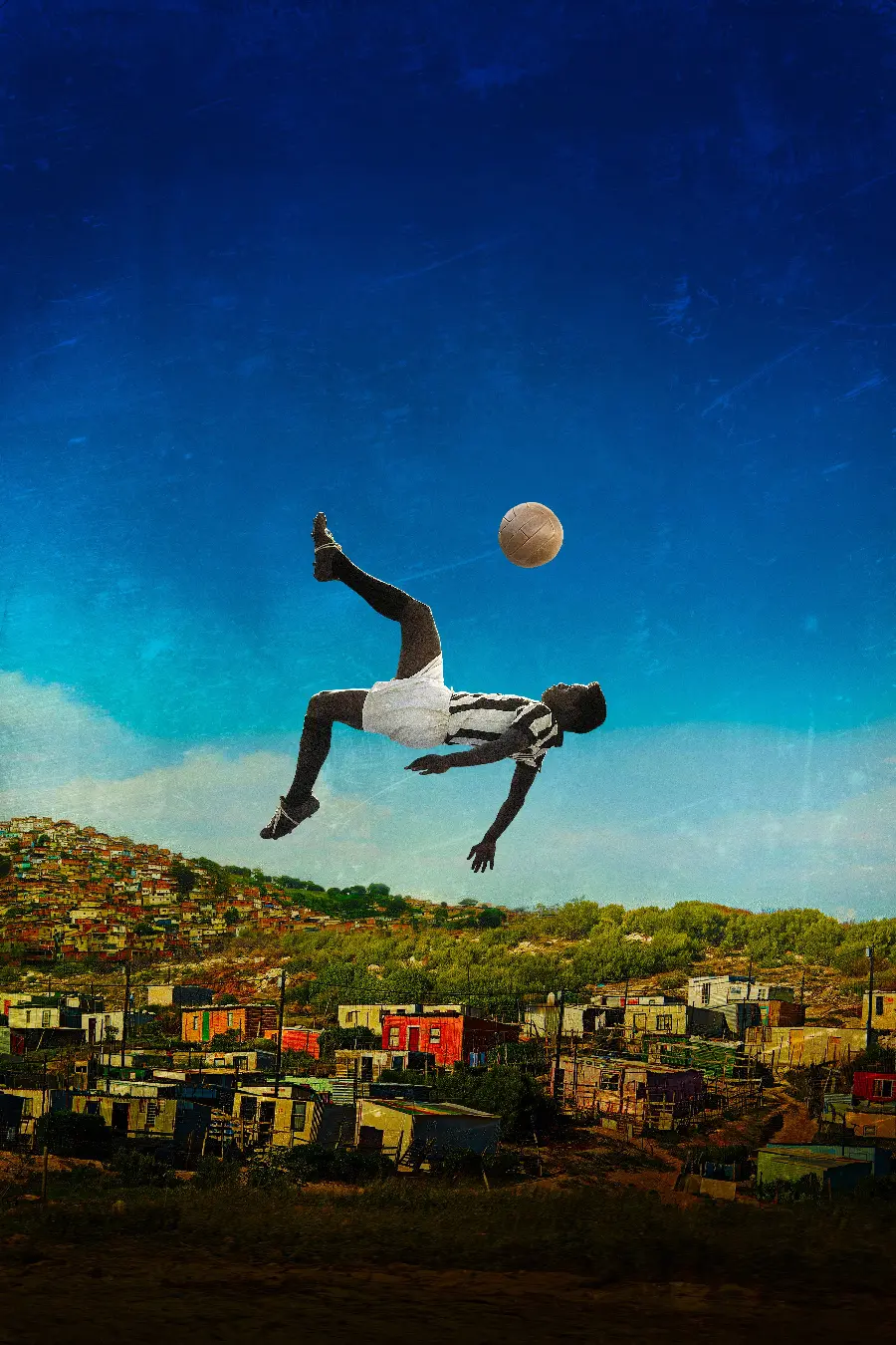 Wallpaper of the famous Brazilian player Pele from Santos