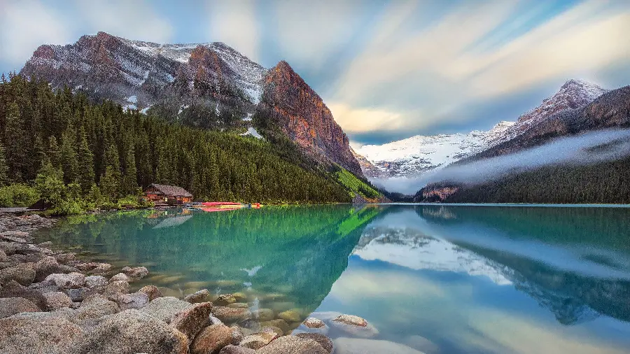 HD wallpaper of Vancouver Canada's forest and lake
