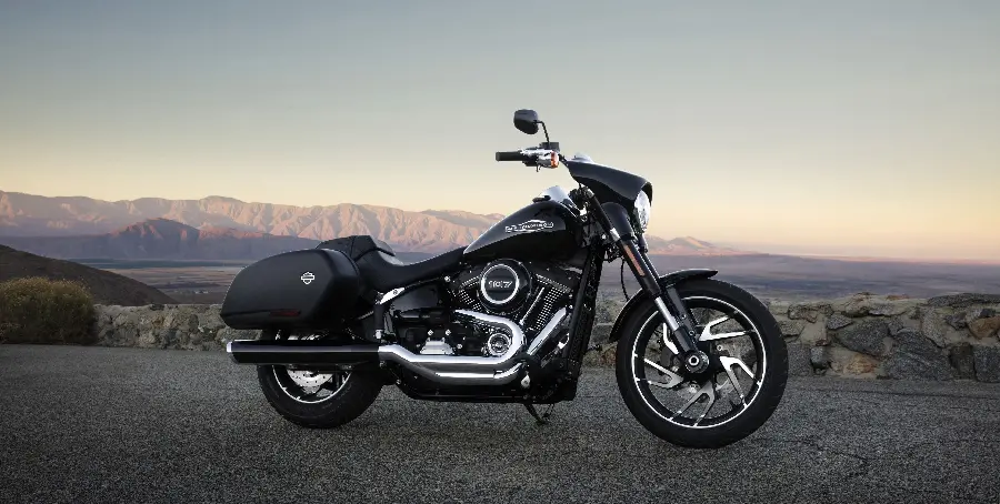 Luxury and classic American sports motorcycle photo