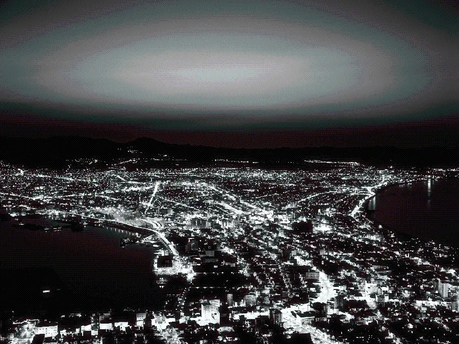 Free Download High Quality City Photo at Night for Photoshop