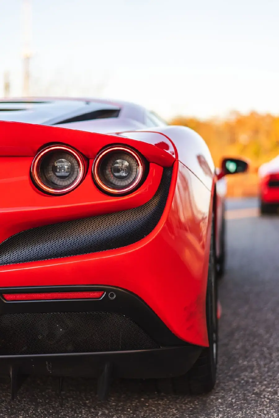 Free Ferrari Taillight Wallpaper