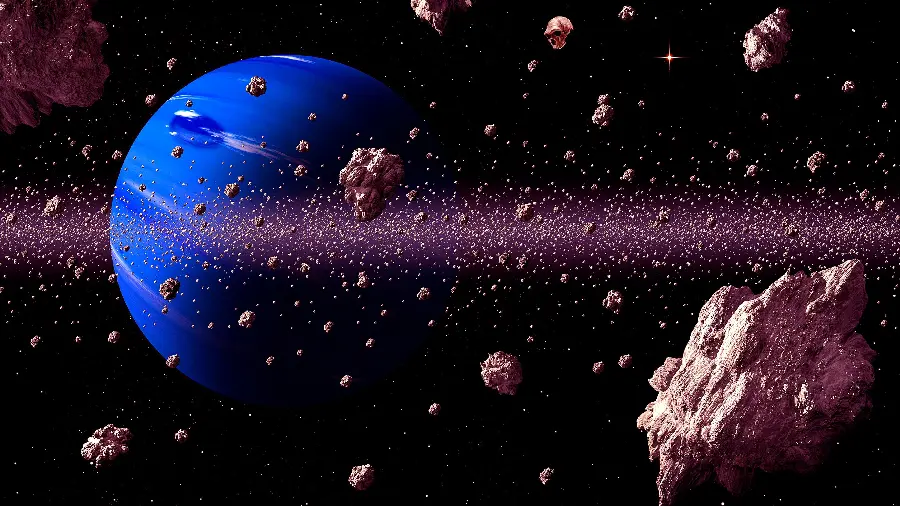 Asteroid Belt Masterpiece HD Wallpaper for Desktop
