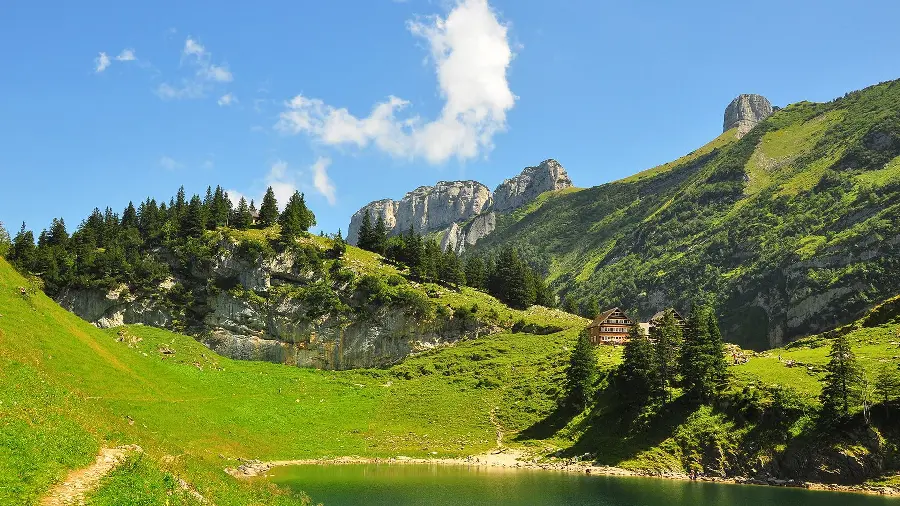 Swiss Dream Houses Wallpaper